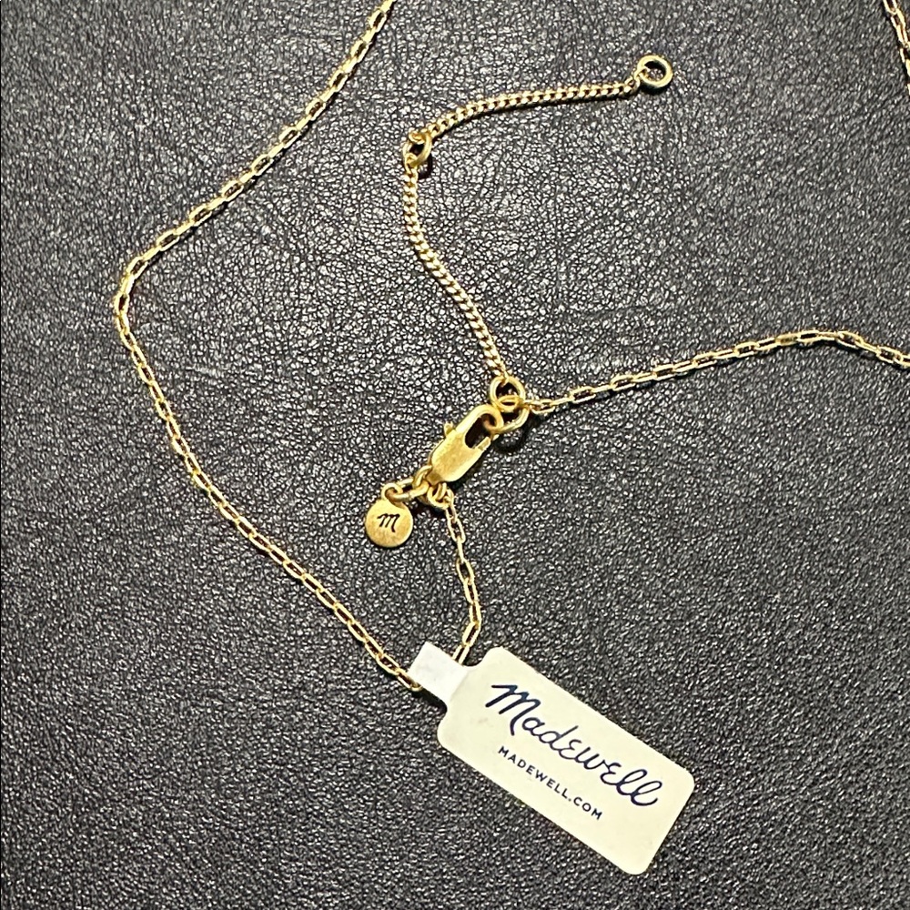Madewell Color-block Acetate Spinning Disc Pendant Necklace - Picture 6 of 11